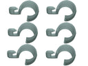 Clips Plastica Asola Aperta 6 pz.