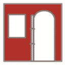 Parete Laterale Gazebo 3 Mt con Porta e Finestra