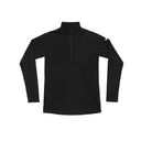 Breeze Plus Merino 200 Zip Neck Donna Nero