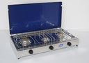 5523 Fornello 3 Fuochi Blu Inox