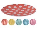 Piatto Melamina 25 cm Pois