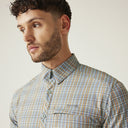 Travel Pack Shirt Uomo Glacier Check