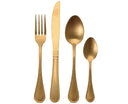 Set Posate Acciaio 16 pz Oro