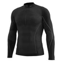 Winter Base Layer Zip nero